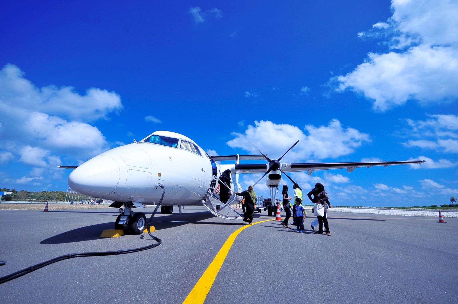 Aircraft on the tarmac